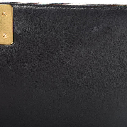 Chanel Lambskin Quilted New Medium Boy Flap Black 13 of 14