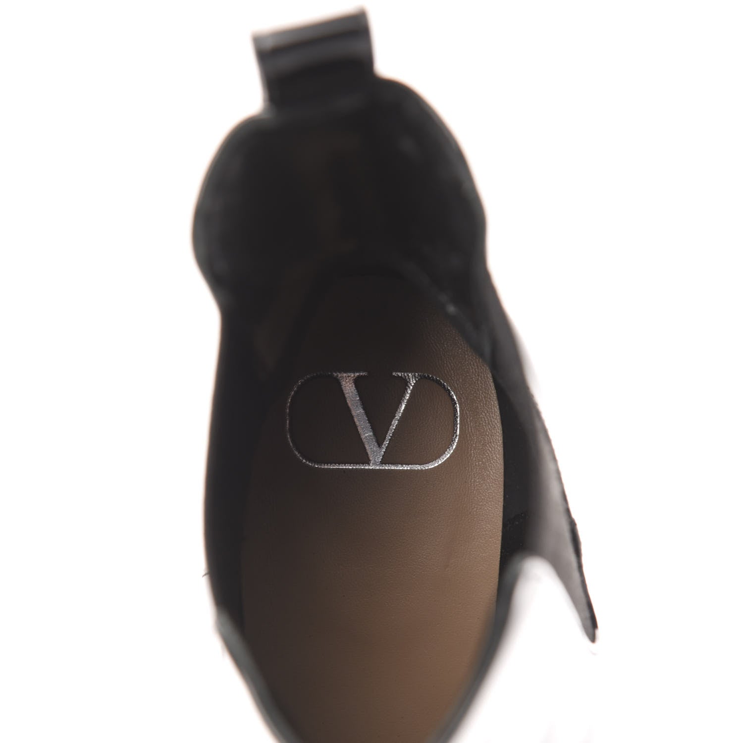Valentino Garavani Patent VLogo Ankle Boots 37.5 Black 6 of 8