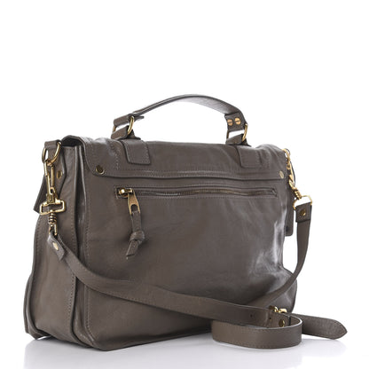 Proenza Schouler Lambskin Medium PS1 Satchel Smoke 3 of 9