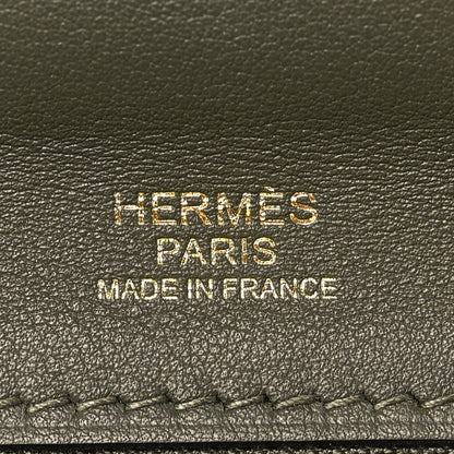 Hermes Taurillon Maurice Swift 24/24 29 Vert Olive Vert Bronze 7 of 7