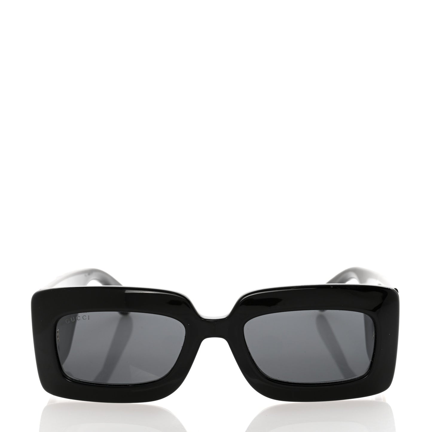 Acetate Rectangular Sunglasses GG0811S Black