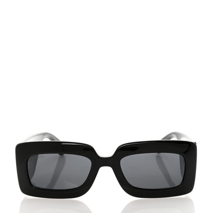 Gucci Acetate Rectangular Sunglasses GG0811S Black 2 of 9