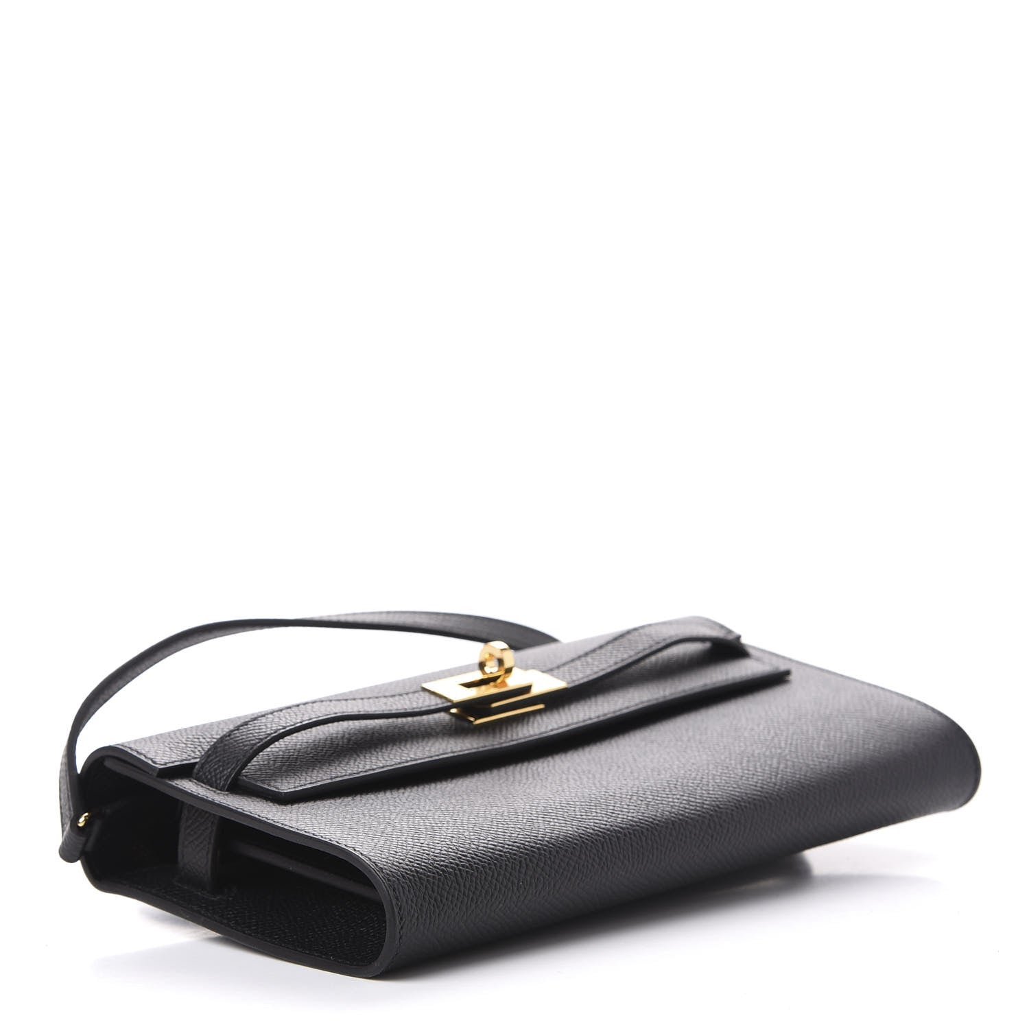 Hermes Epsom Kelly Wallet To Go Black 3 of 15
