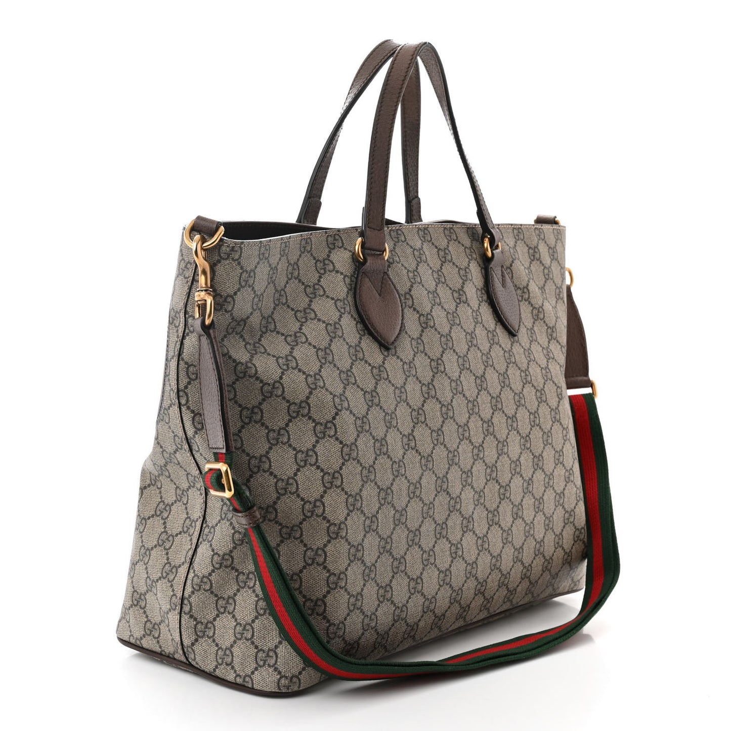 Soft GG Supreme Monogram Courrier Medium Crossbody Tote Beige New Acero