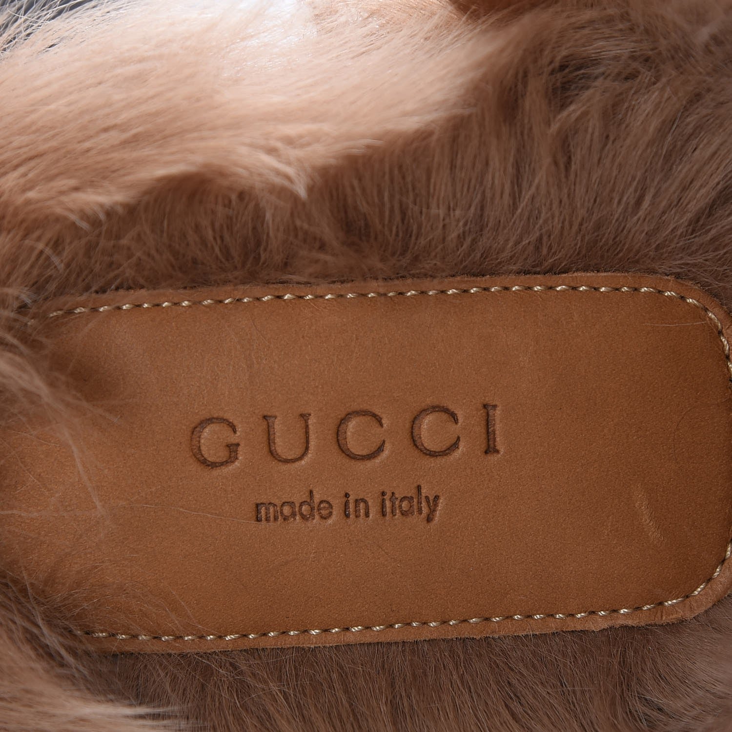 Gucci Calfskin Fur Princetown Slippers 42 Black 5 of 7