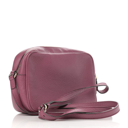 Gucci Pebbled Calfskin Small Soho Disco Bag Peonia Flower 3 of 15