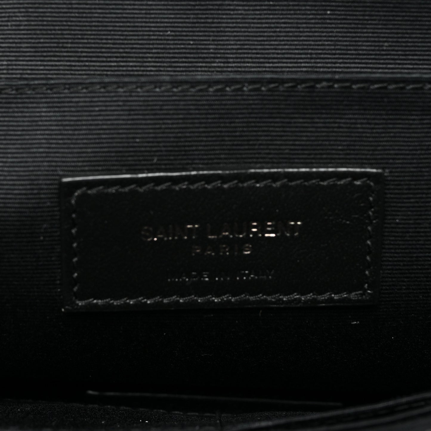 Calfskin Crocodile Embossed Monogram iPad Case Black