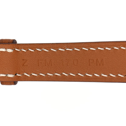 Hermes Barenia 38mm Apple Watch Double Tour Band Fauve 3 of 4