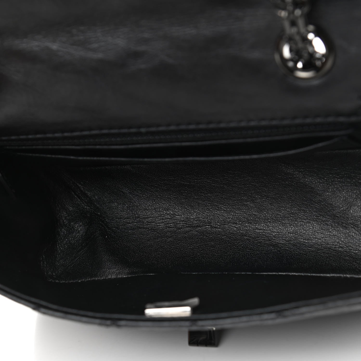 Chanel Aged Calfskin Quilted 2.55 Reissue Mini Flap So Black 4 of 5