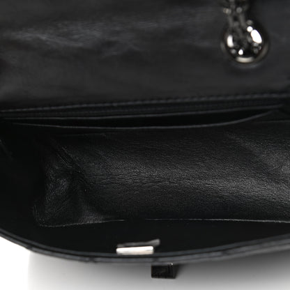 Chanel Aged Calfskin Quilted 2.55 Reissue Mini Flap So Black 4 of 5