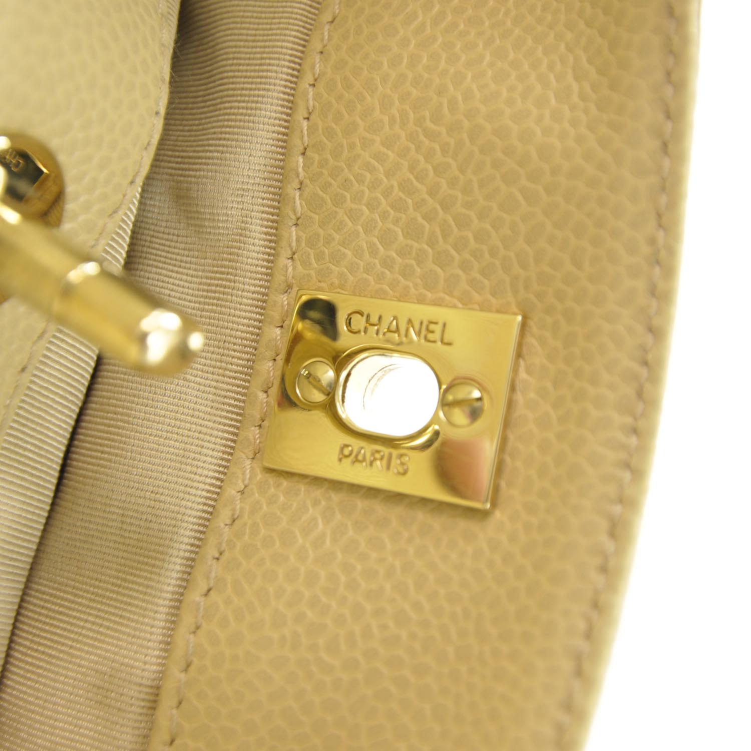 Chanel Caviar Bag Beige 9 of 11