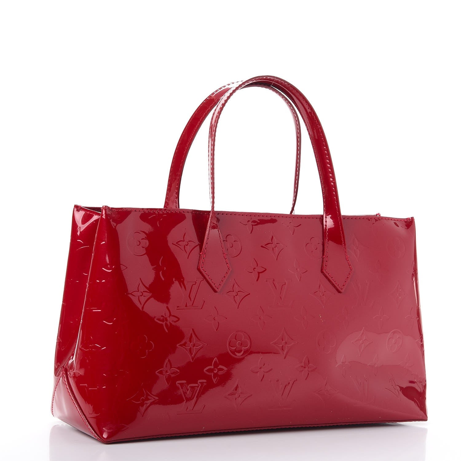 Louis Vuitton Vernis Wilshire PM Pomme D'Amour 3 of 11