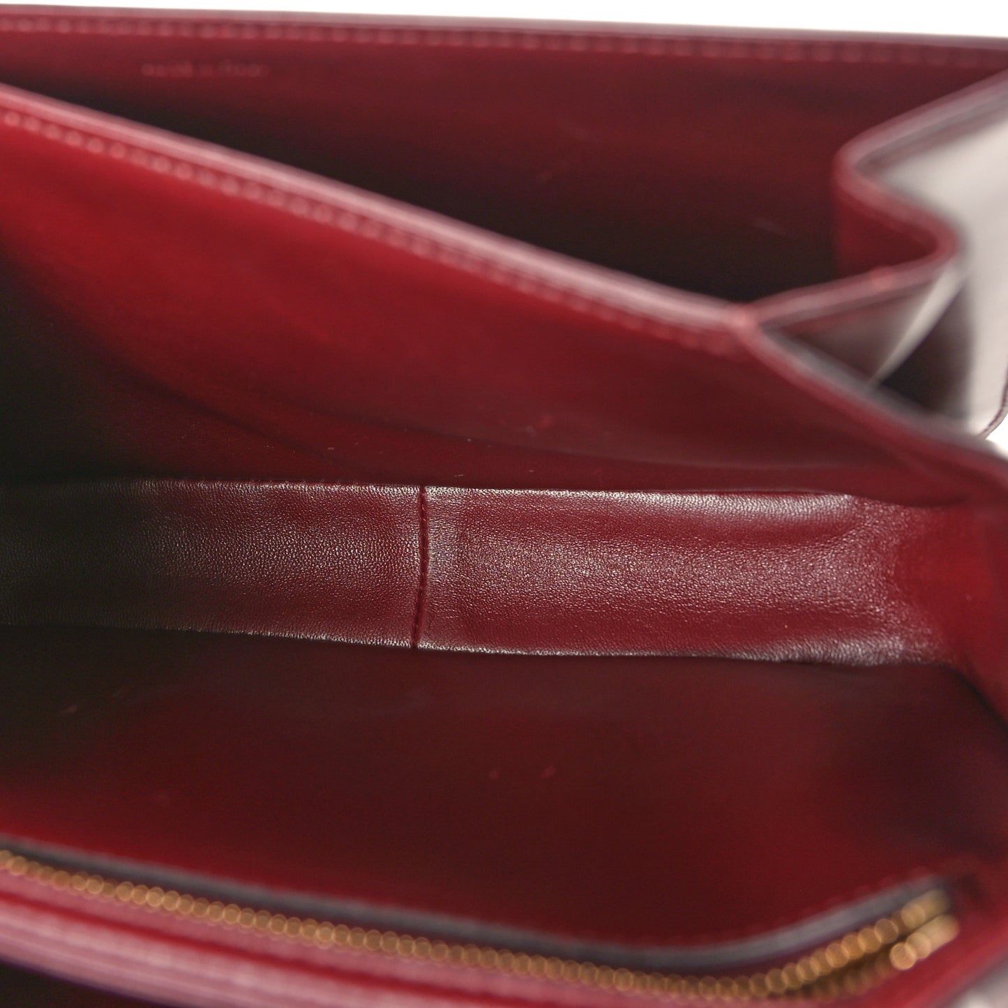 Shiny Calfskin Medium Triomphe Light Burgundy