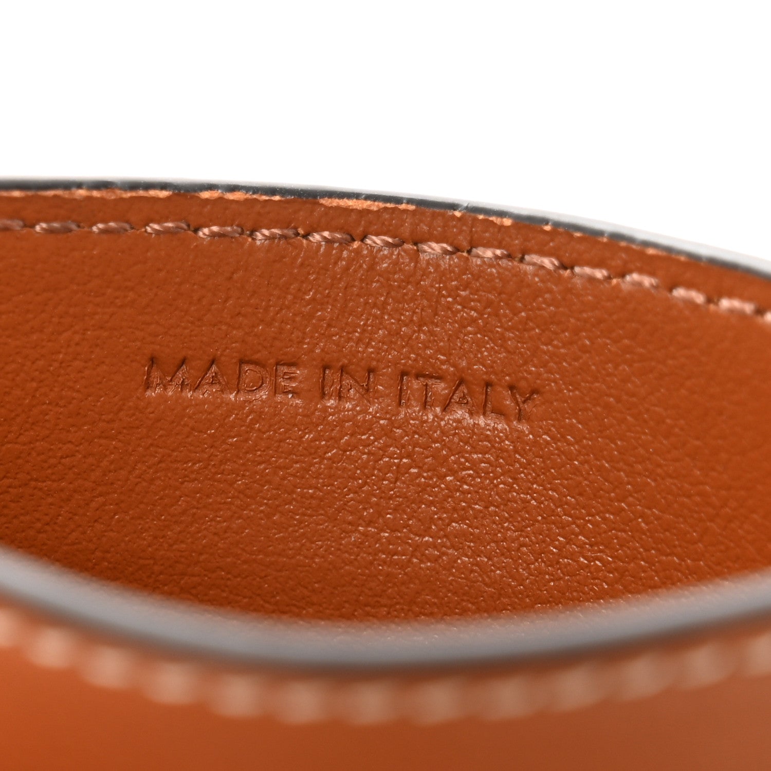 Celine Triomphe Canvas Card Holder Tan 6 of 7