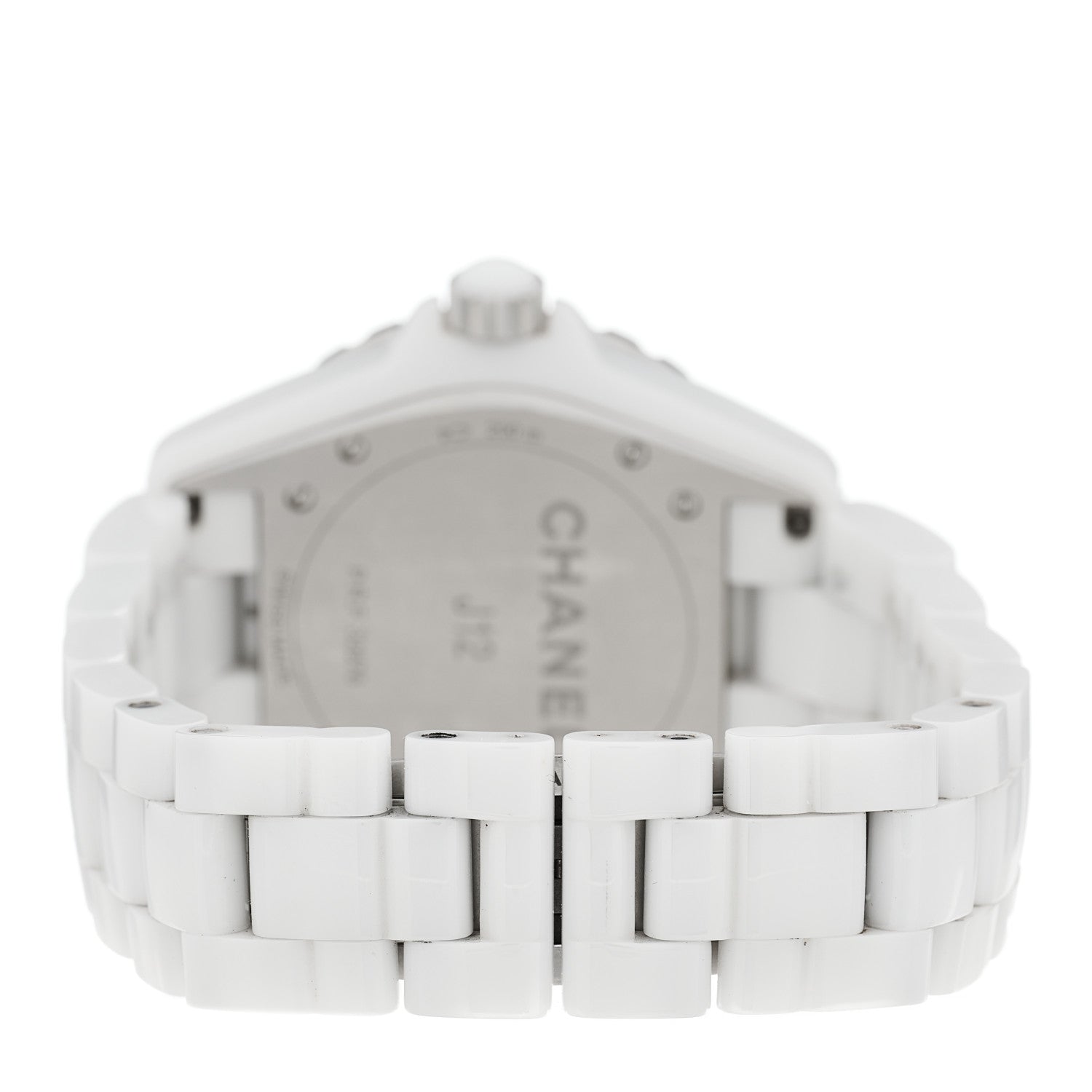 Chanel Stainless Steel Ceramic 38mm J12 Automatic Watch White 3 of 4