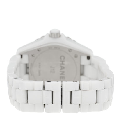 Chanel Stainless Steel Ceramic 38mm J12 Automatic Watch White 3 of 4