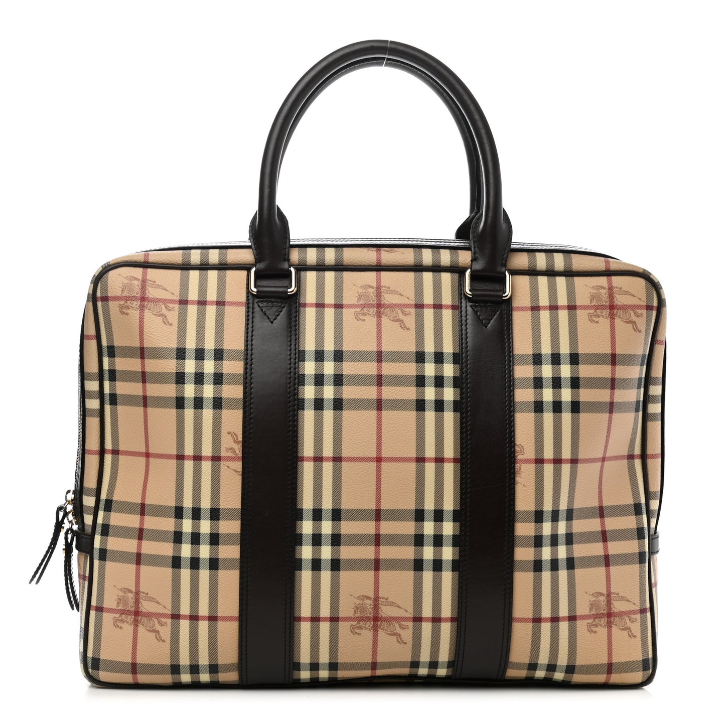 Haymarket Check Briefcase Black