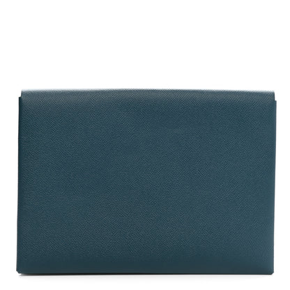 Hermes Epsom Calvi Pouch Colvert Kaki 3 of 8