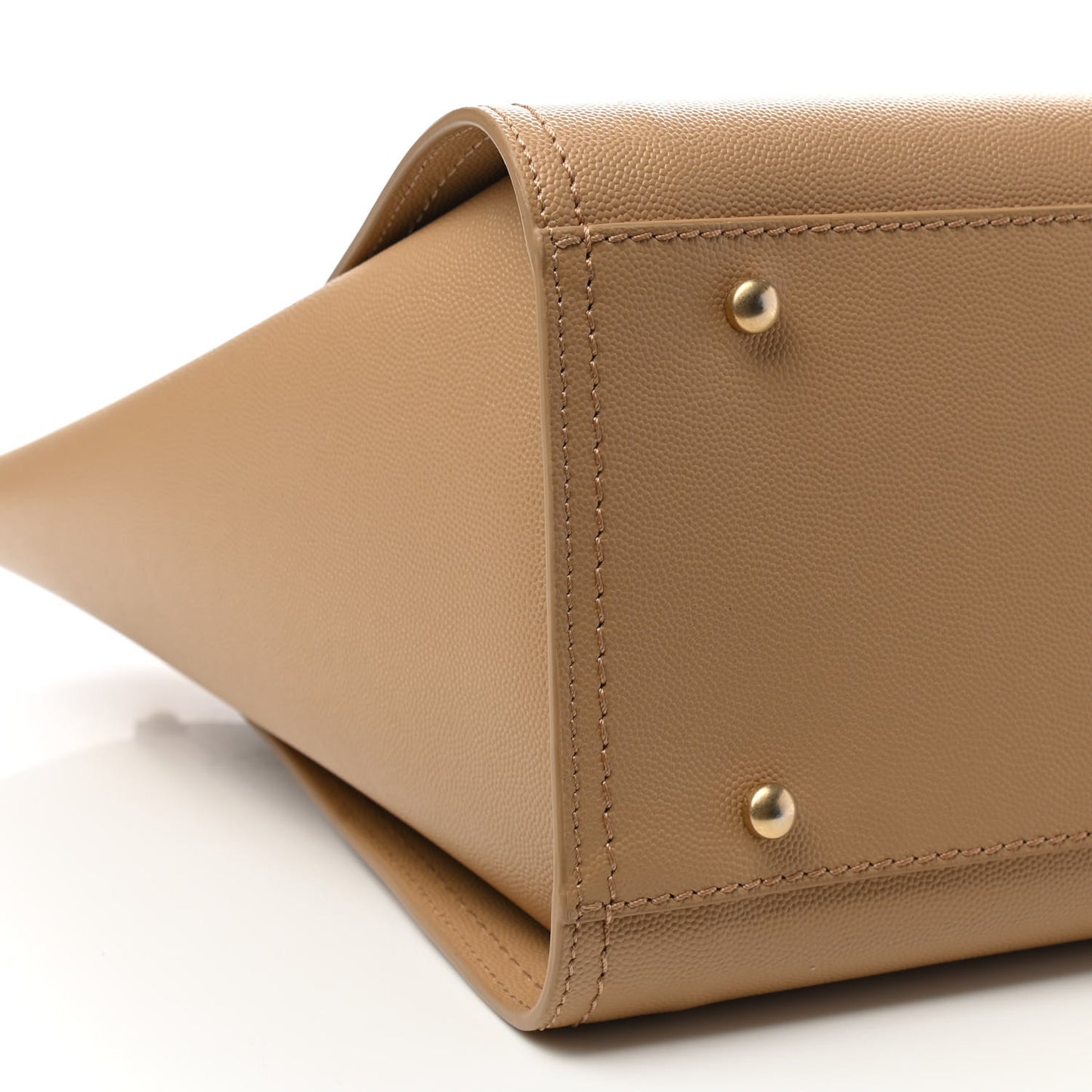 Caviar Small Studded Deauville Tote Beige