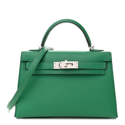 Hermes Epsom Mini Kelly Sellier 20 Vert Jade 1 of 12