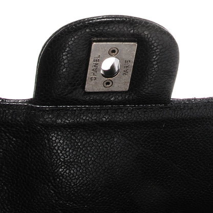 Chanel Crumpled Grained Calfskin CC Crave Jumbo Flap Black 6 of 9