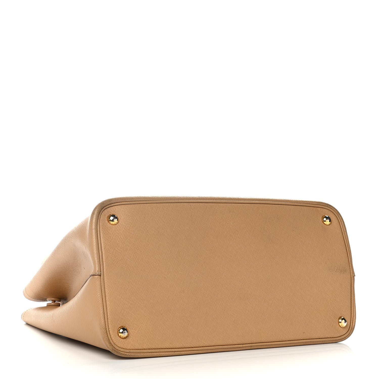 Prada Saffiano Cuir Medium Double Bag Noisette 3 of 16