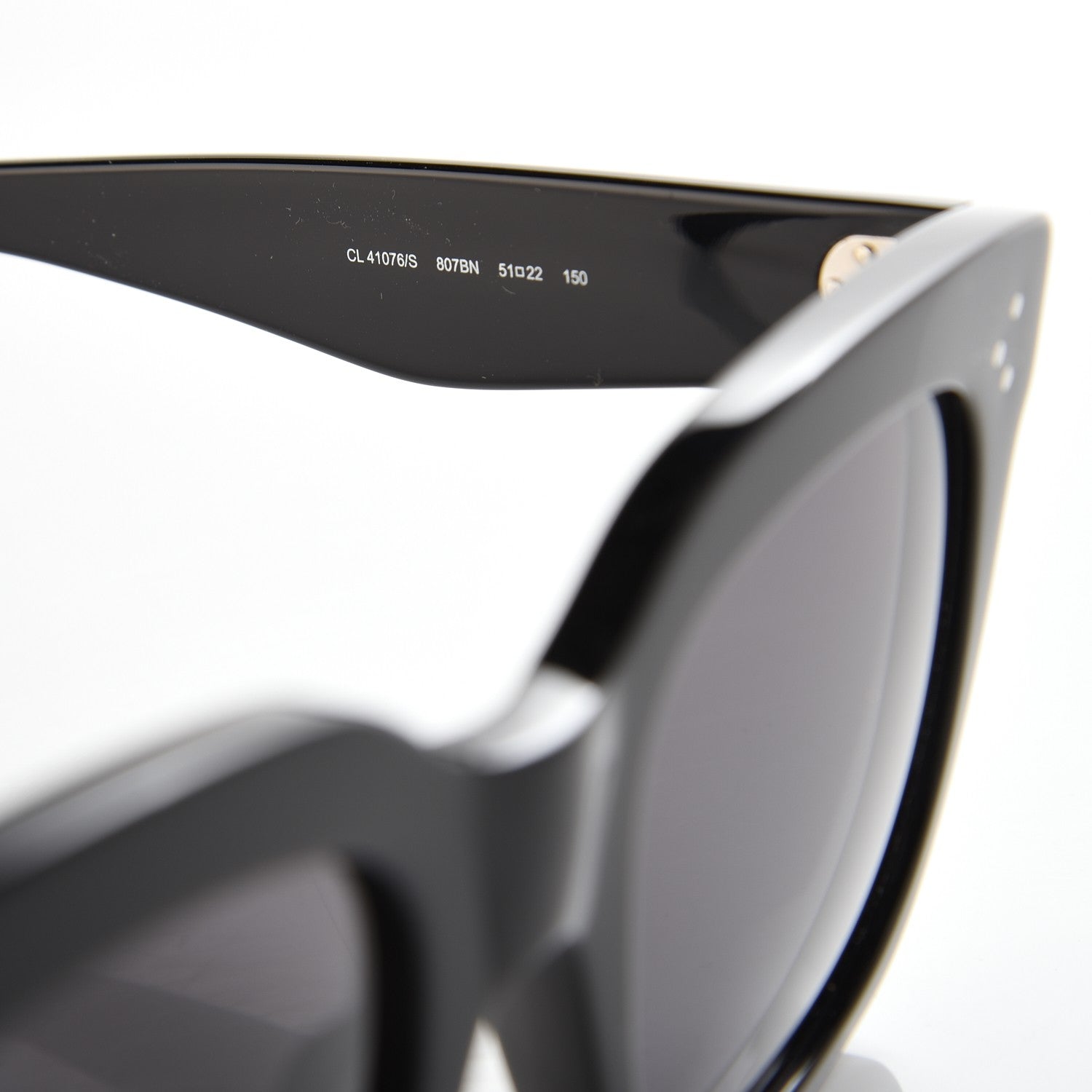 Celine Tilda Sunglasses CL 41076/S Black 5 of 7