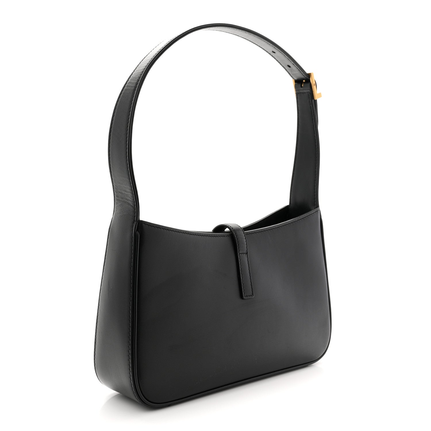 Saint Laurent Smooth Calfskin Le 5 A 7 Hobo Black 3 of 12