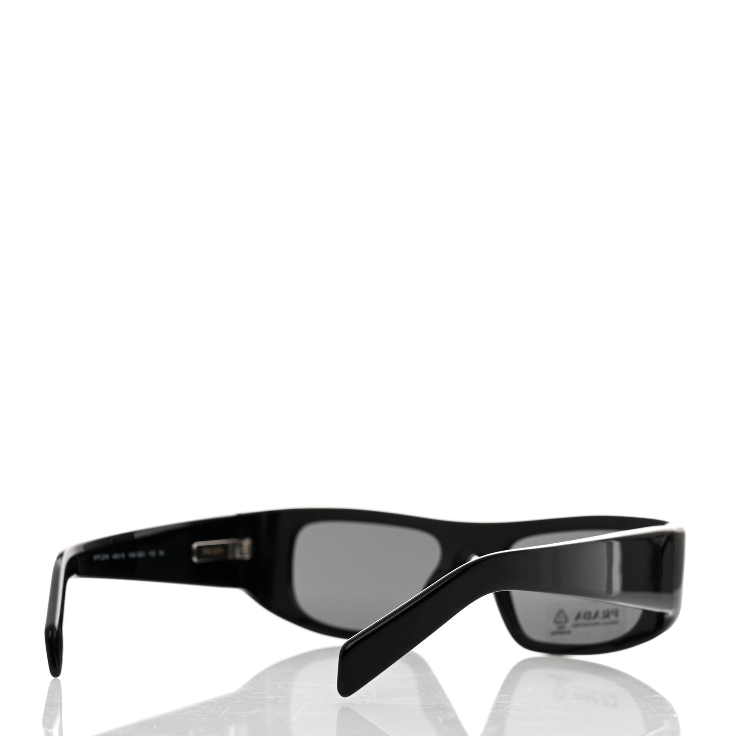 Prada Acetate Sunglasses SPR 20W Black 4 of 8