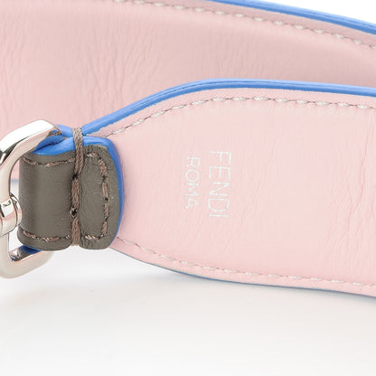 Fendi Vitello Dolce Plexiglass Bi-Color Studded Strap You Carbone Peonia Multicolor 4 of 5