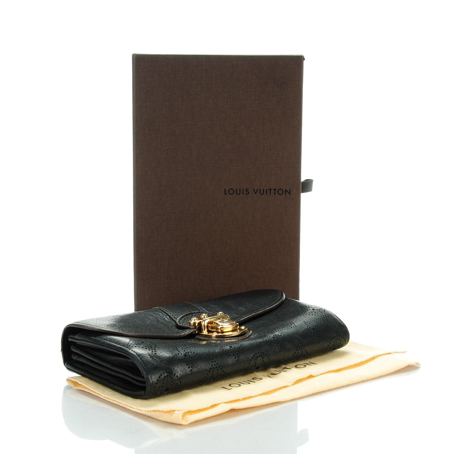 Louis Vuitton Mahina Iris Wallet Black 4 of 7