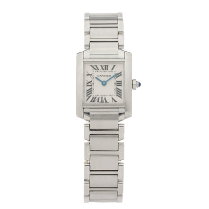 Cartier Stainless Steel 20mm Tank Francaise Quartz Watch 1 of 4