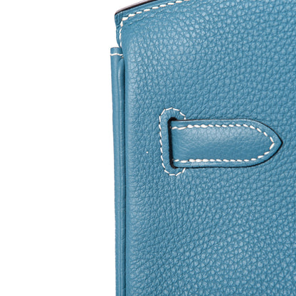 Hermes Togo Birkin 35 Blue Jean 13 of 13