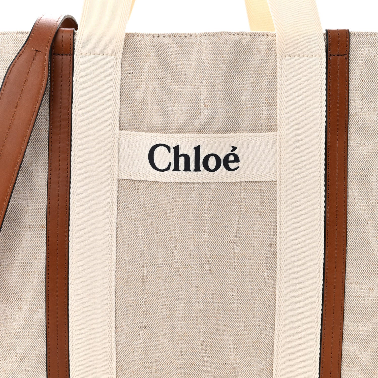 Chloe Canvas Diaper Bag Beige 9 of 16