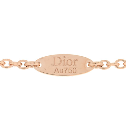 Christian Dior 18K Rose Gold Diamond Black Onyx Rose Des Vents Necklace 5 of 5