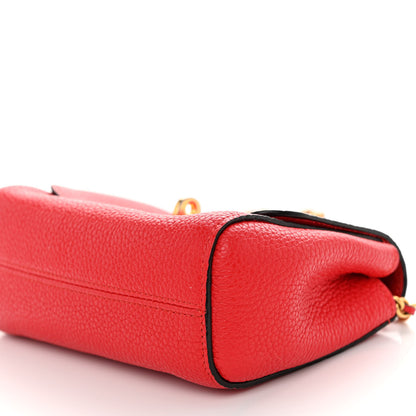 Mulberry Classic Grain Calfskin Mini Lily Fiery Red 9 of 11