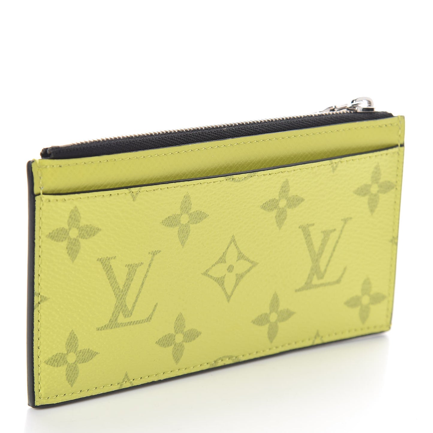 Monogram Taiga Coin Card Holder Yellow