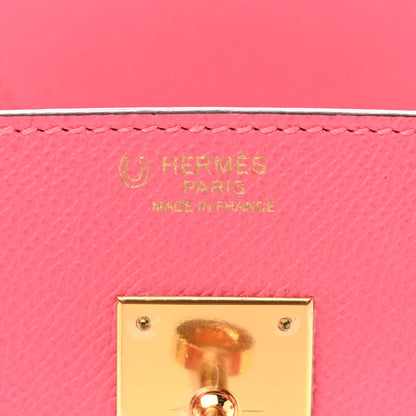 Hermes Epsom Horseshoe Birkin 30 Rose Azalee 7 of 13