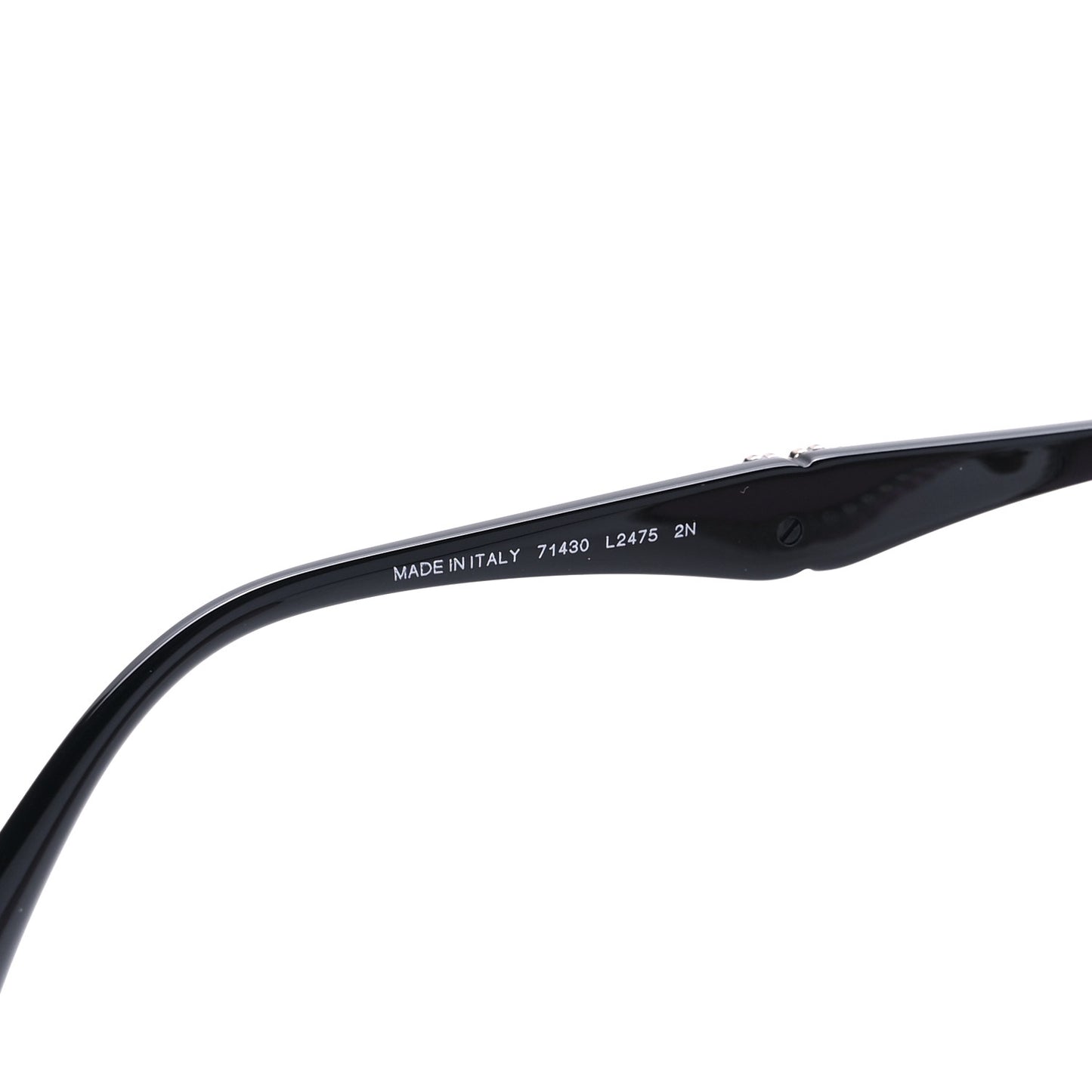 Metal Strass Round Sunglasses 71430 Black Pink