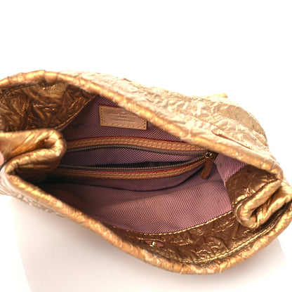 Louis Vuitton Jacquard Quilted Monogram Limelight Clutch PM Gold 5 of 13