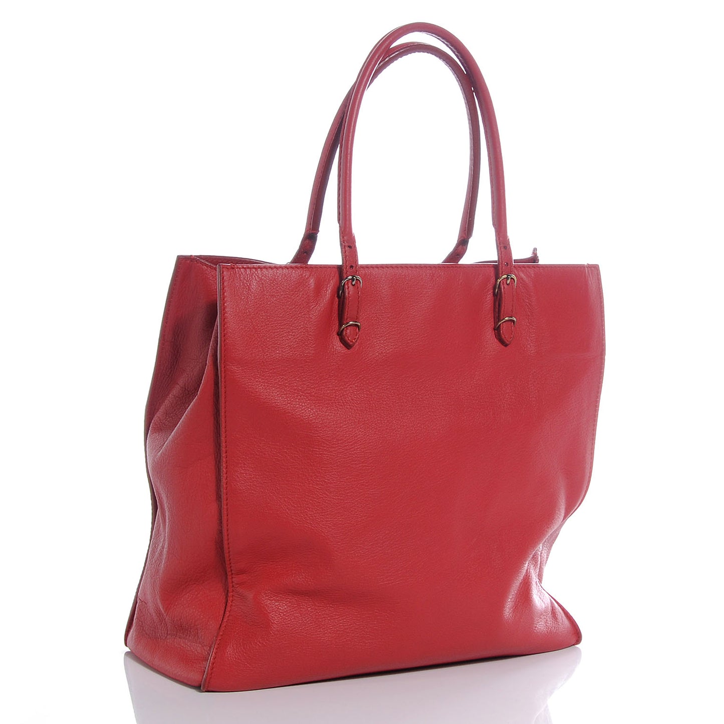 Veau Souple Papier A5 Tote Rouge