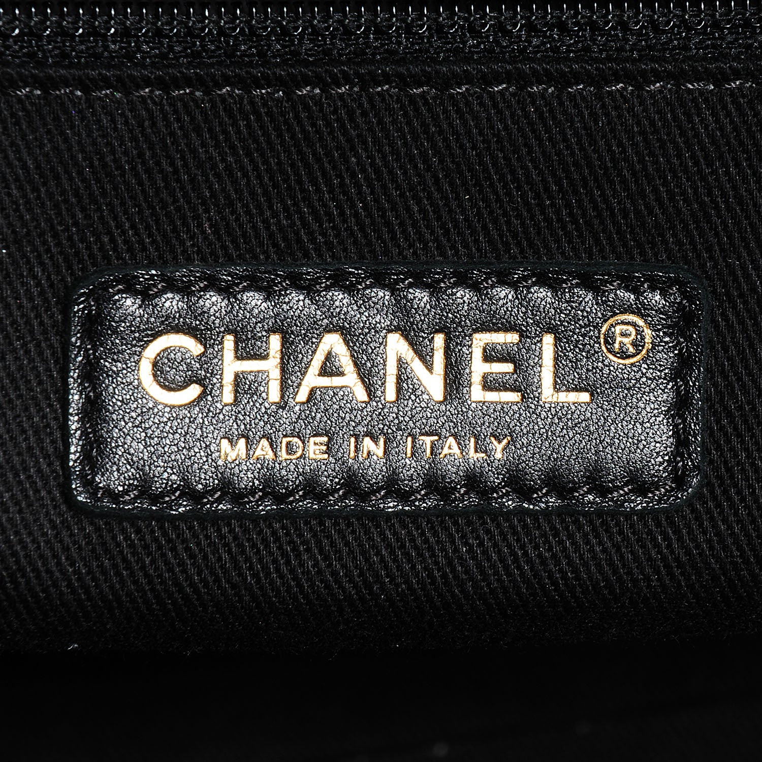 Chanel Calfskin Quilted Castle Rock Bowling Bag Grey 6 of 8