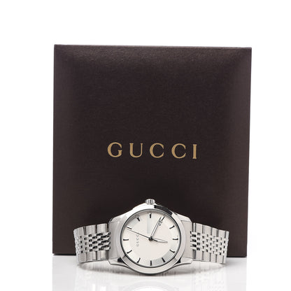 Gucci Stainless Steel 38mm G-Timeless Quartz Watch 7 of 7
