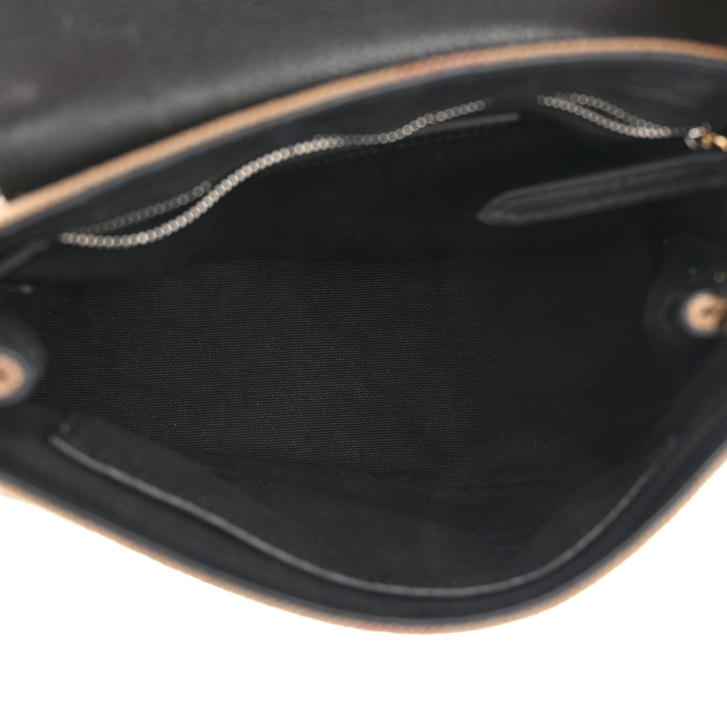 Mega Check Grainy Calfskin Small Gowan Messenger Bag Black
