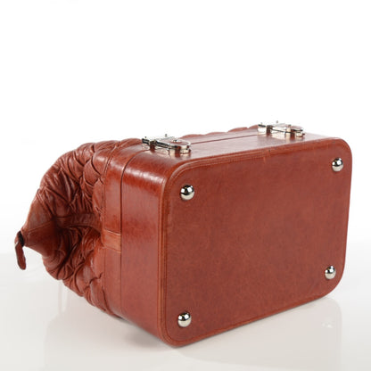 Balenciaga Chevre Quilted Matelasse Train Case Sienna 4 of 7