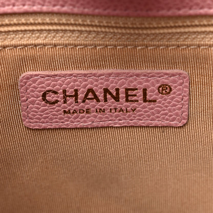 Chanel Caviar Quilted Petit Shopping Tote PST Pink 6 of 24