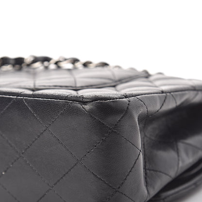 Chanel Lambskin Quilted Medium Double Flap Black 12 of 25