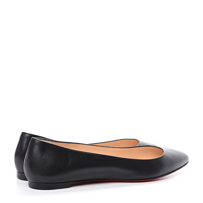 Christian Louboutin Shiny Nappa Eloise Flats 39 Black 4 of 9
