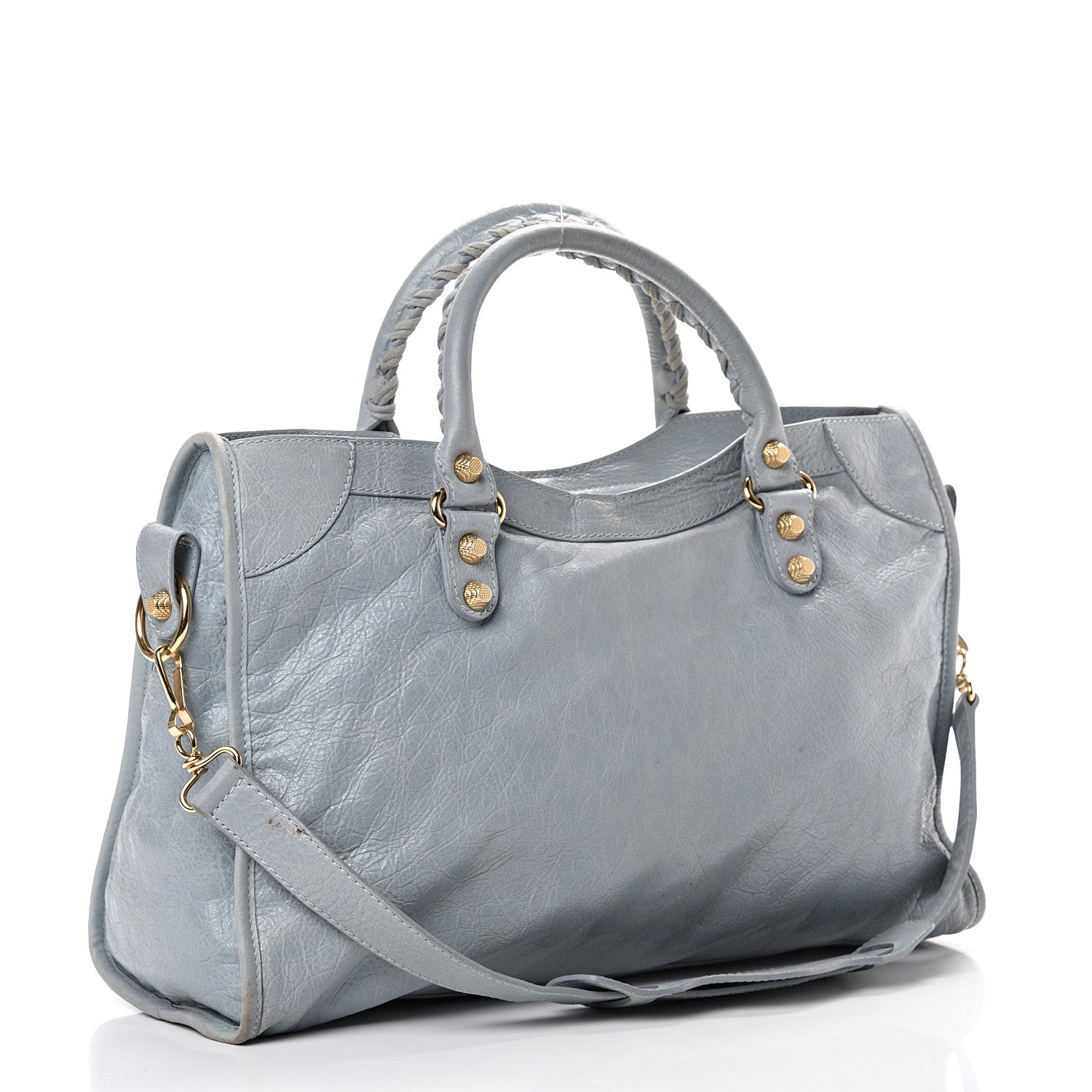 Balenciaga Agneau Giant 12 Gold Hardware City Bleu Acier Ciel 2 of 15
