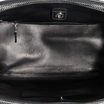 Prada Glace Calf Twin Pocket Tote Nero Black 6 of 9